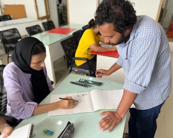 Design classroom at Ghaya Institute